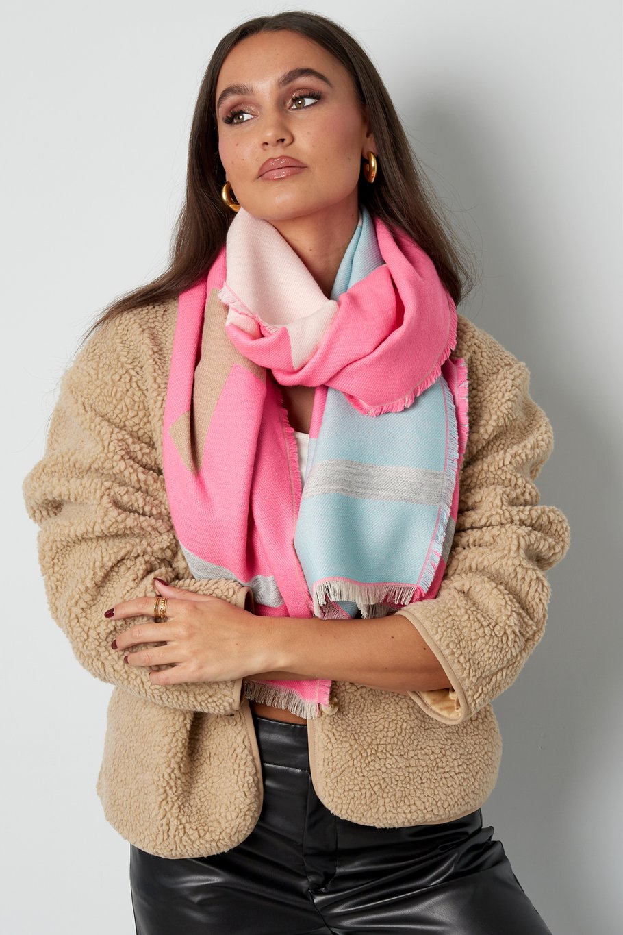 Scarf print parade - Fuchsia Picture3